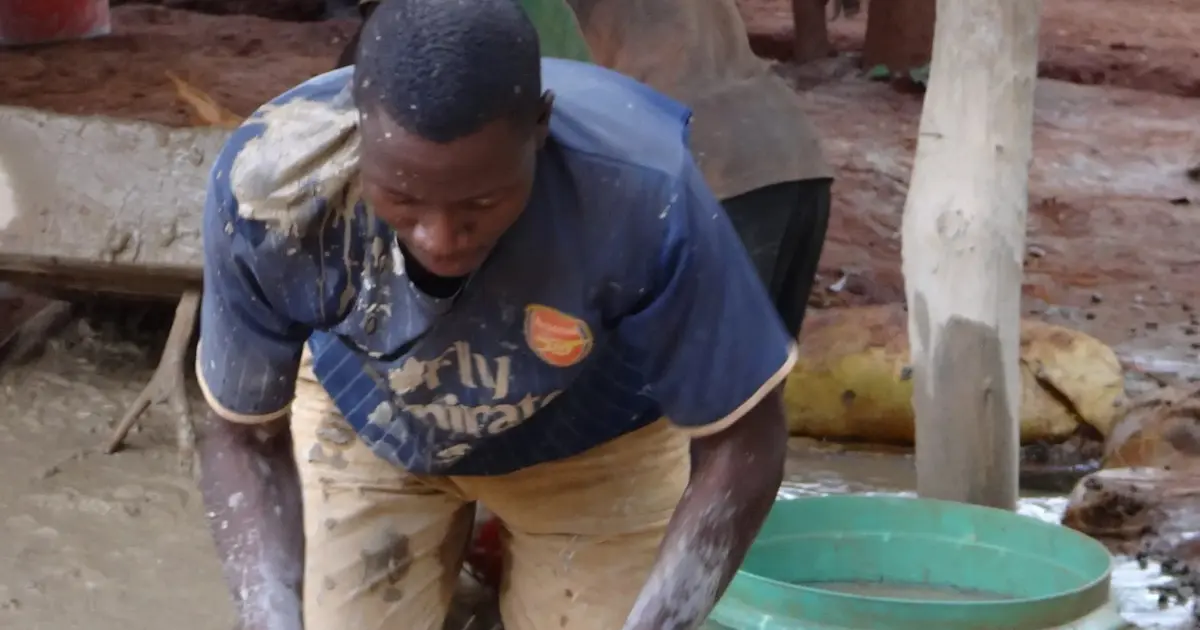 Traditional method of mining